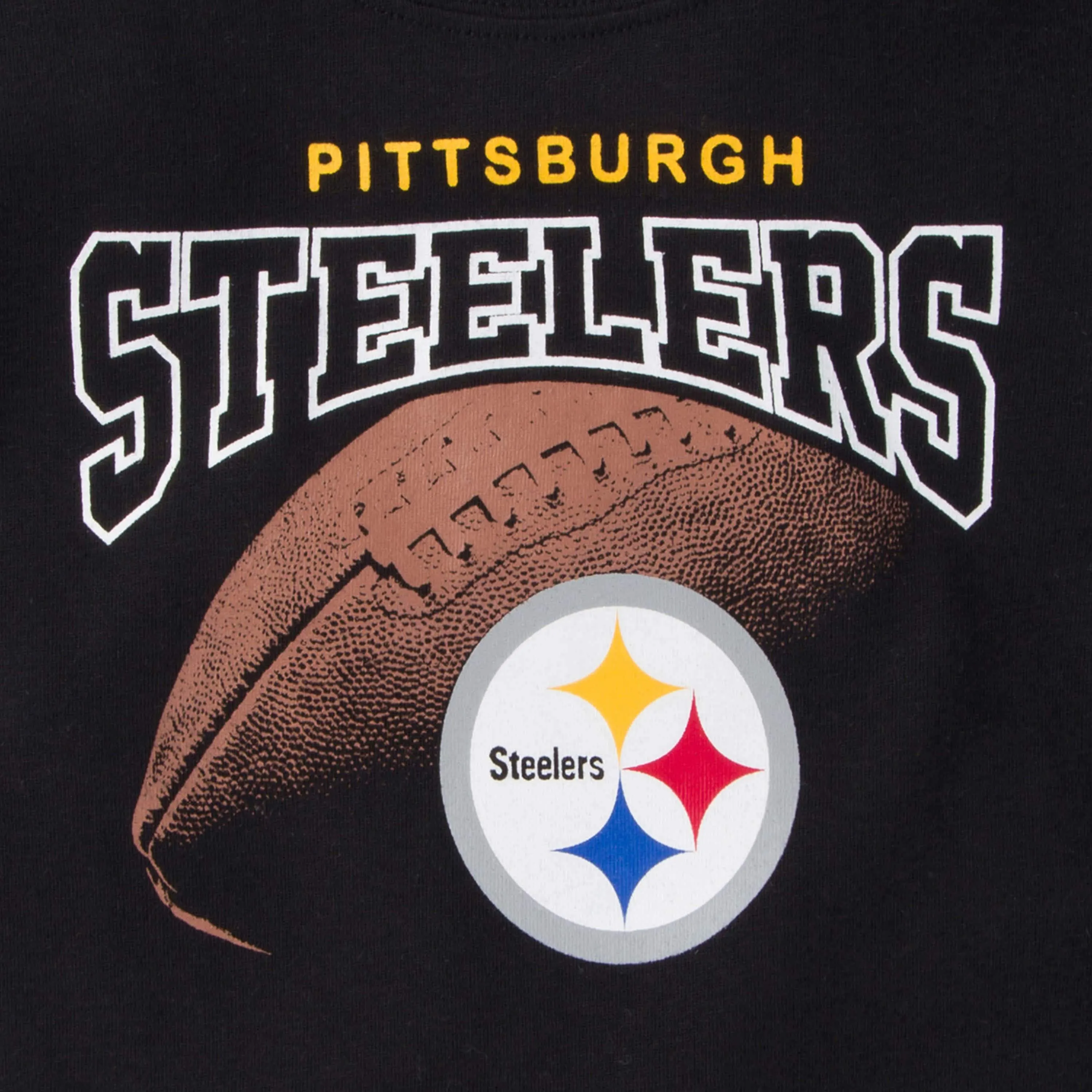 3-Pack Baby & Toddler Boys Steelers Short Sleeve Shirts