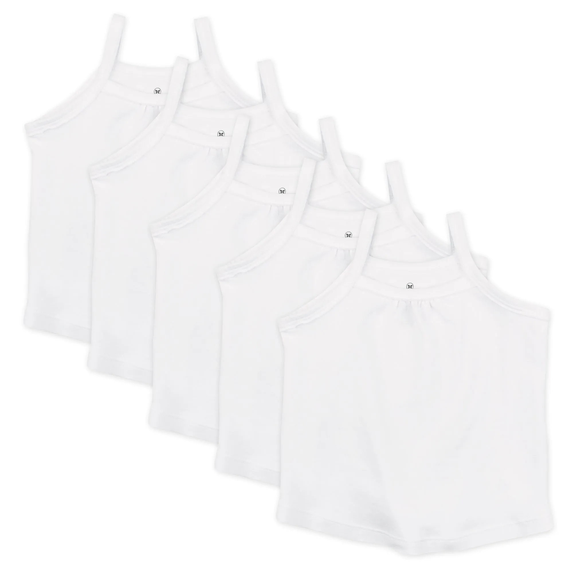 5-Pack Organic Cotton Cami Tops