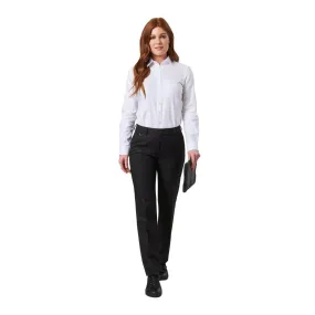 BA055-10 Brook Taverner Ladies Venus Long Leg Black Waiting Trousers Size 10