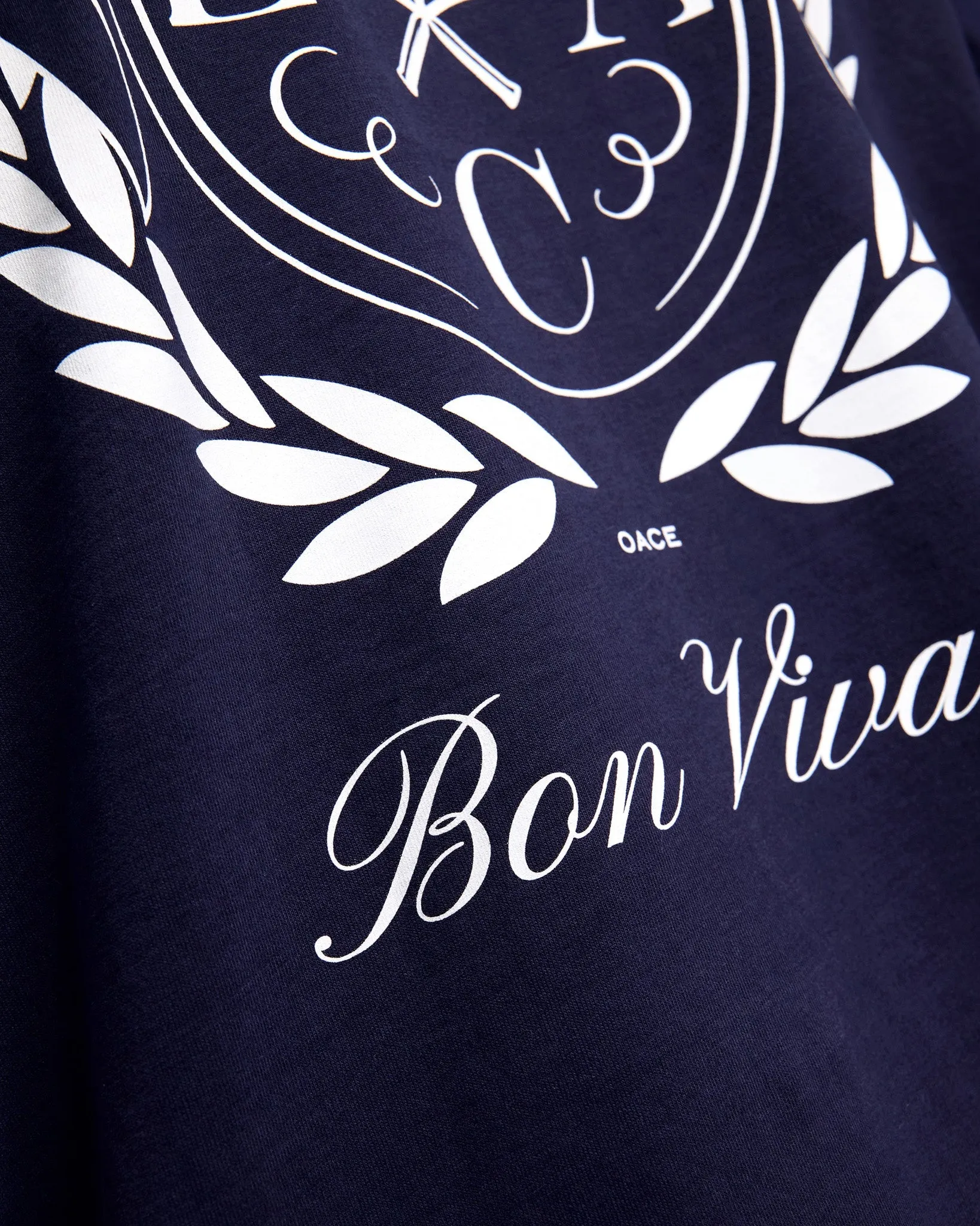 Bon Vivant Oversized Shirt - dark blue