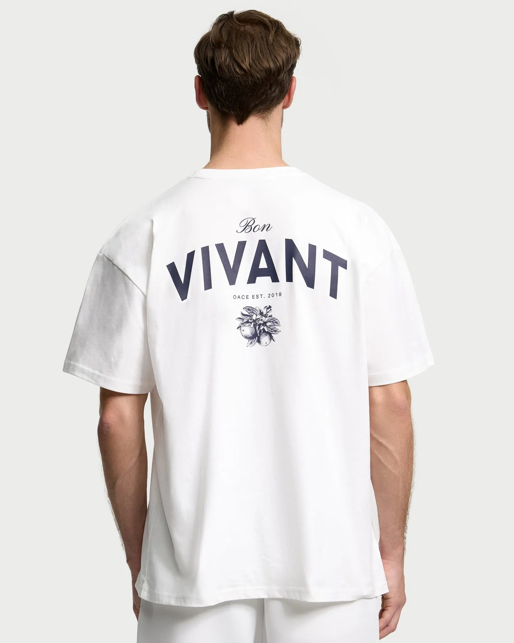 Bon Vivant Oversized Shirt - dark blue