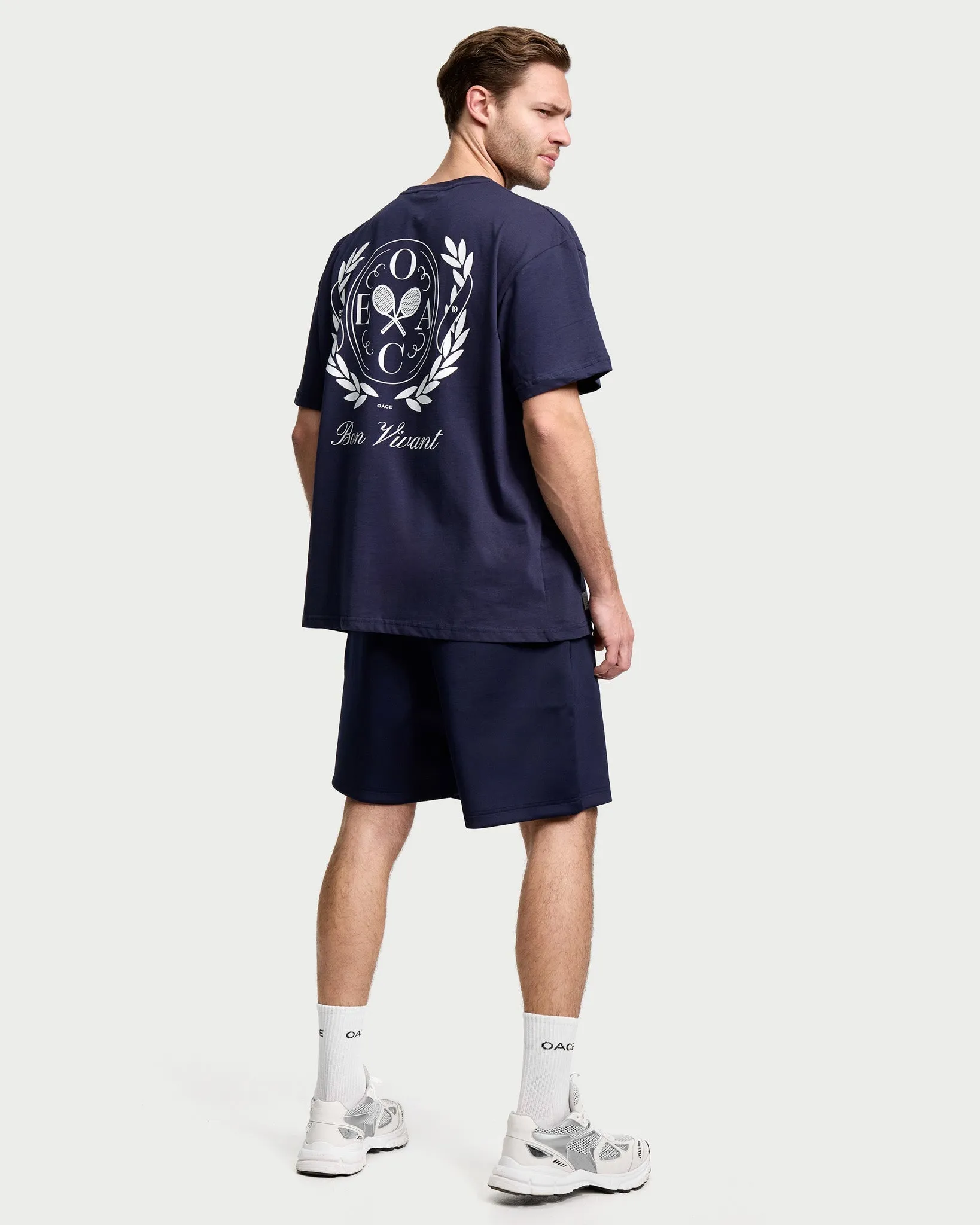 Bon Vivant Oversized Shirt - dark blue