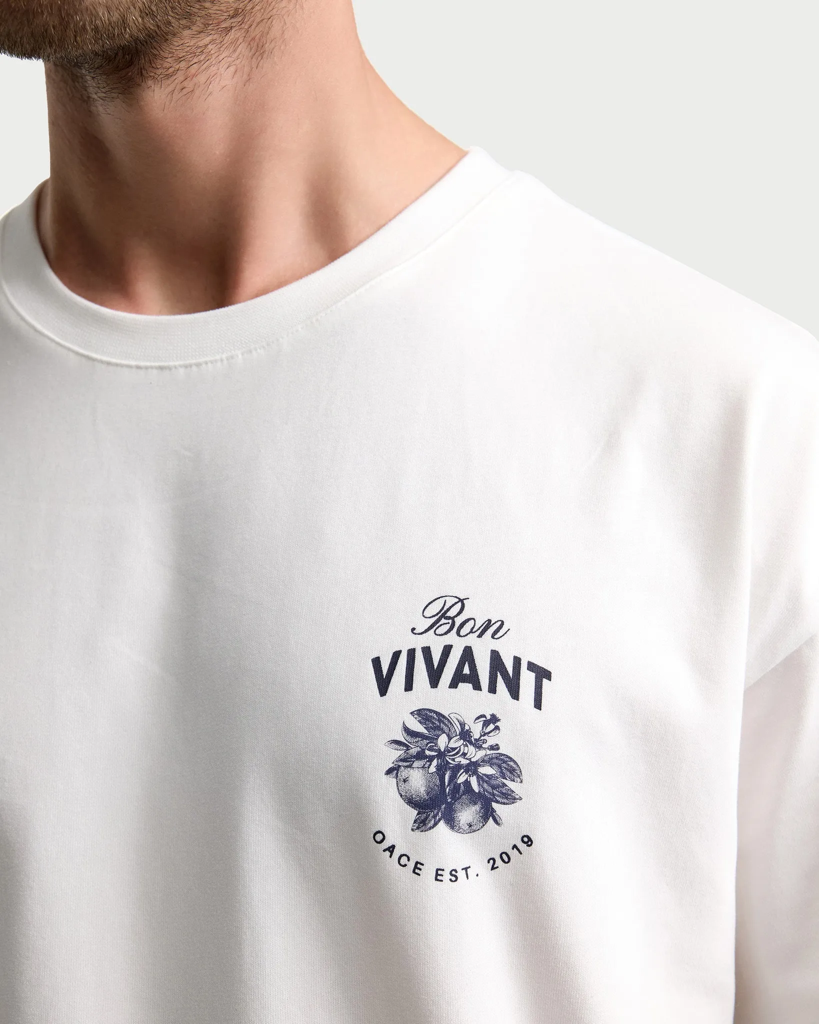 Bon Vivant Oversized Shirt - dark blue