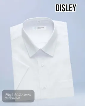 Disley White Short Sleeve Shirt - H140