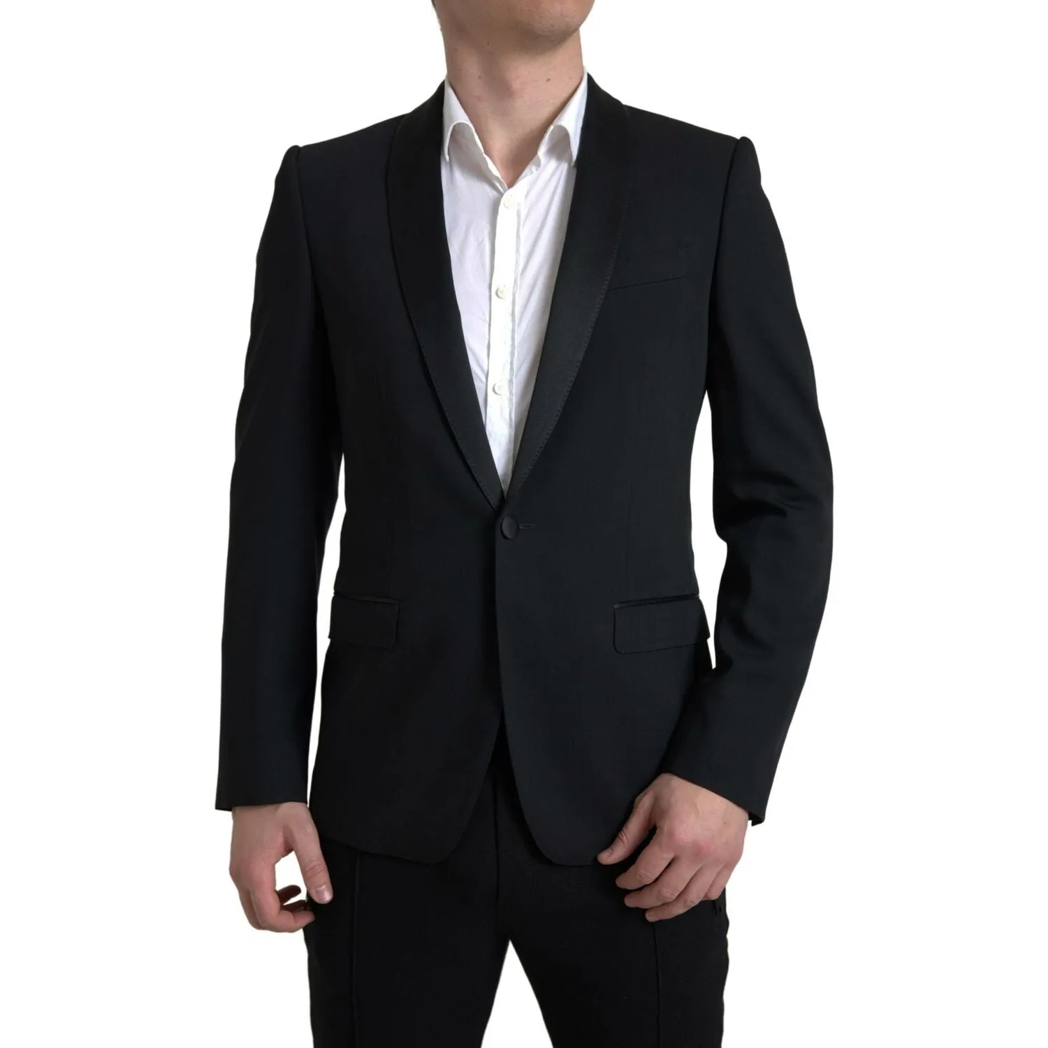 Dolce & Gabbana Chic Slim Fit Virgin Wool Blazer