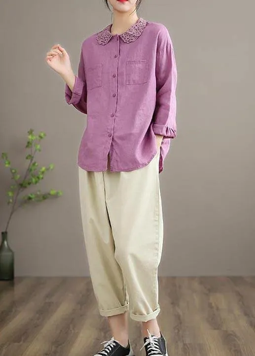 Elegant Beige Pant Stylish Spring Button Down Trousers