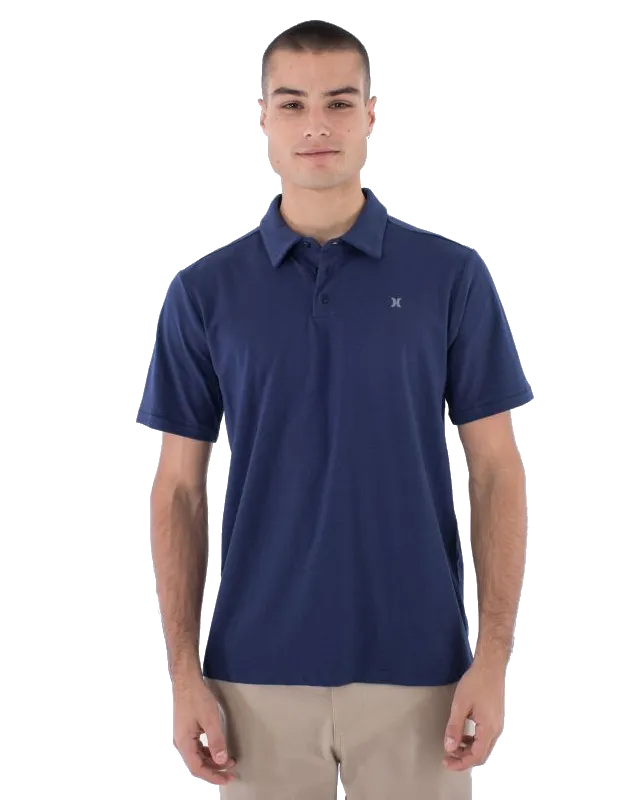 H2O-Dri Ace Slub Polo Shirt in Midnight Aqua