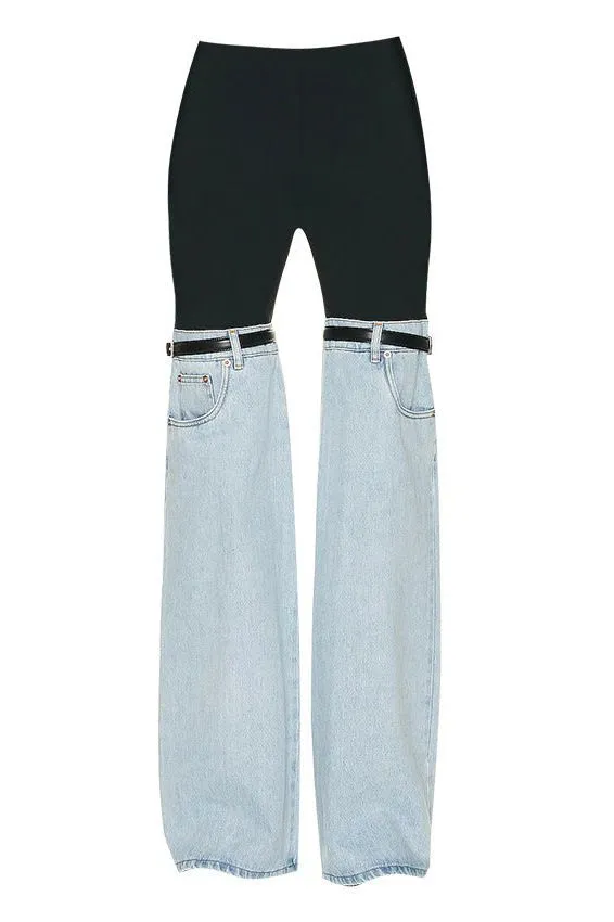 High Waist All-Match Straight pants