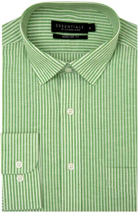 Light Green Chalk Stripes