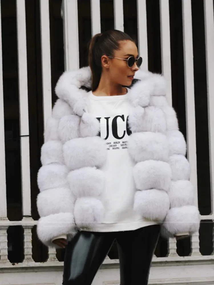 LuxFox – Real Fox Fur Jacket with Oversized Hood
Pop Your Style—Own Your Trend!