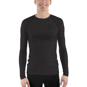 Men's Long Sleeve Shirt - Black Out