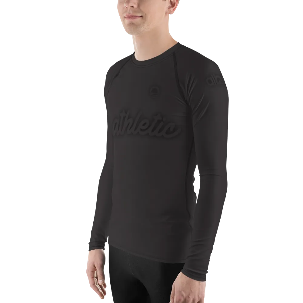 Men's Long Sleeve Shirt - Black Out