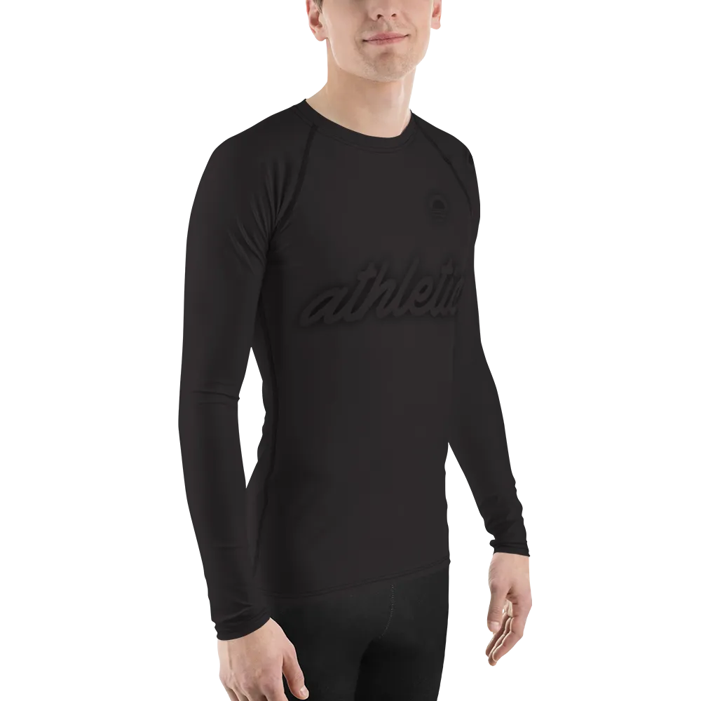 Men's Long Sleeve Shirt - Black Out