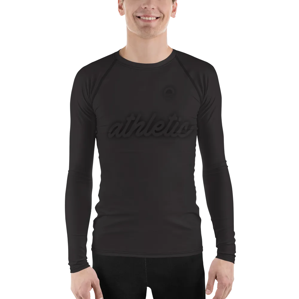 Men's Long Sleeve Shirt - Black Out