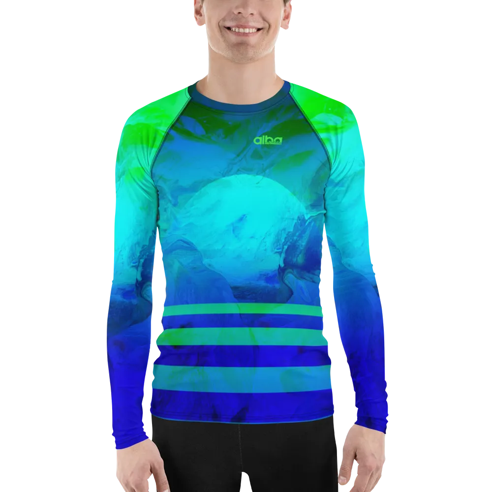 Men's Long Sleeve Shirt - Earth Waves