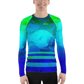 Men's Long Sleeve Shirt - Earth Waves