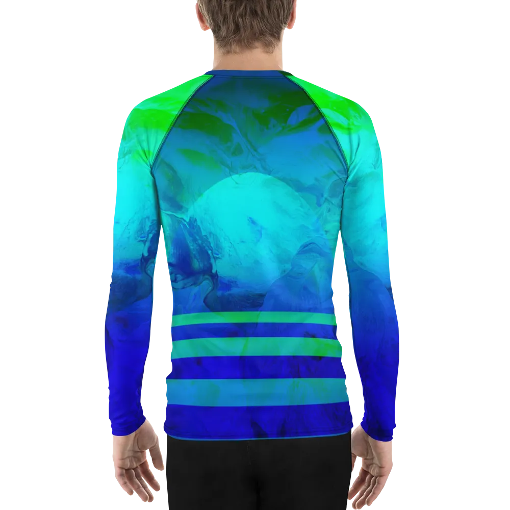 Men's Long Sleeve Shirt - Earth Waves