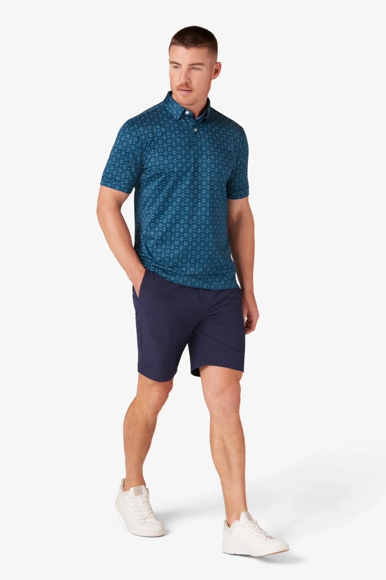 Mizzen   Main Teal Dream Halyard Polo (30% Off Sale!)