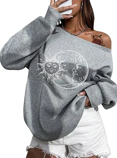 NY Grey Comfy Pullover Sweatshirt w/Pockets