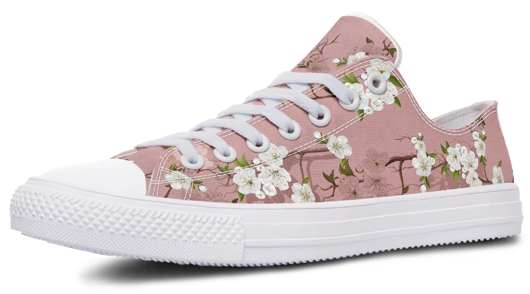 Peach Blossoms Low Tops