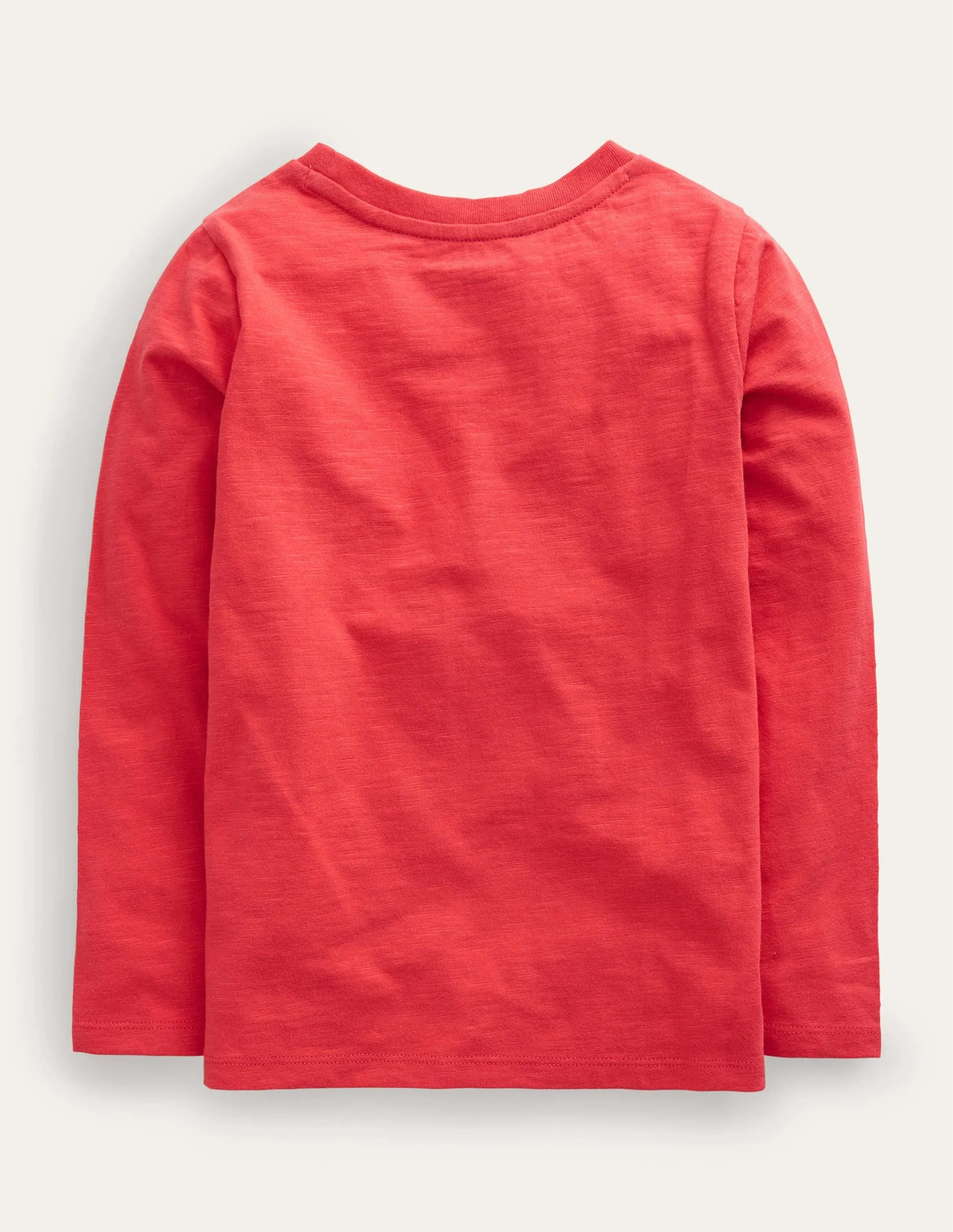 Pocket Logo T-shirt-Jam Red Bunny