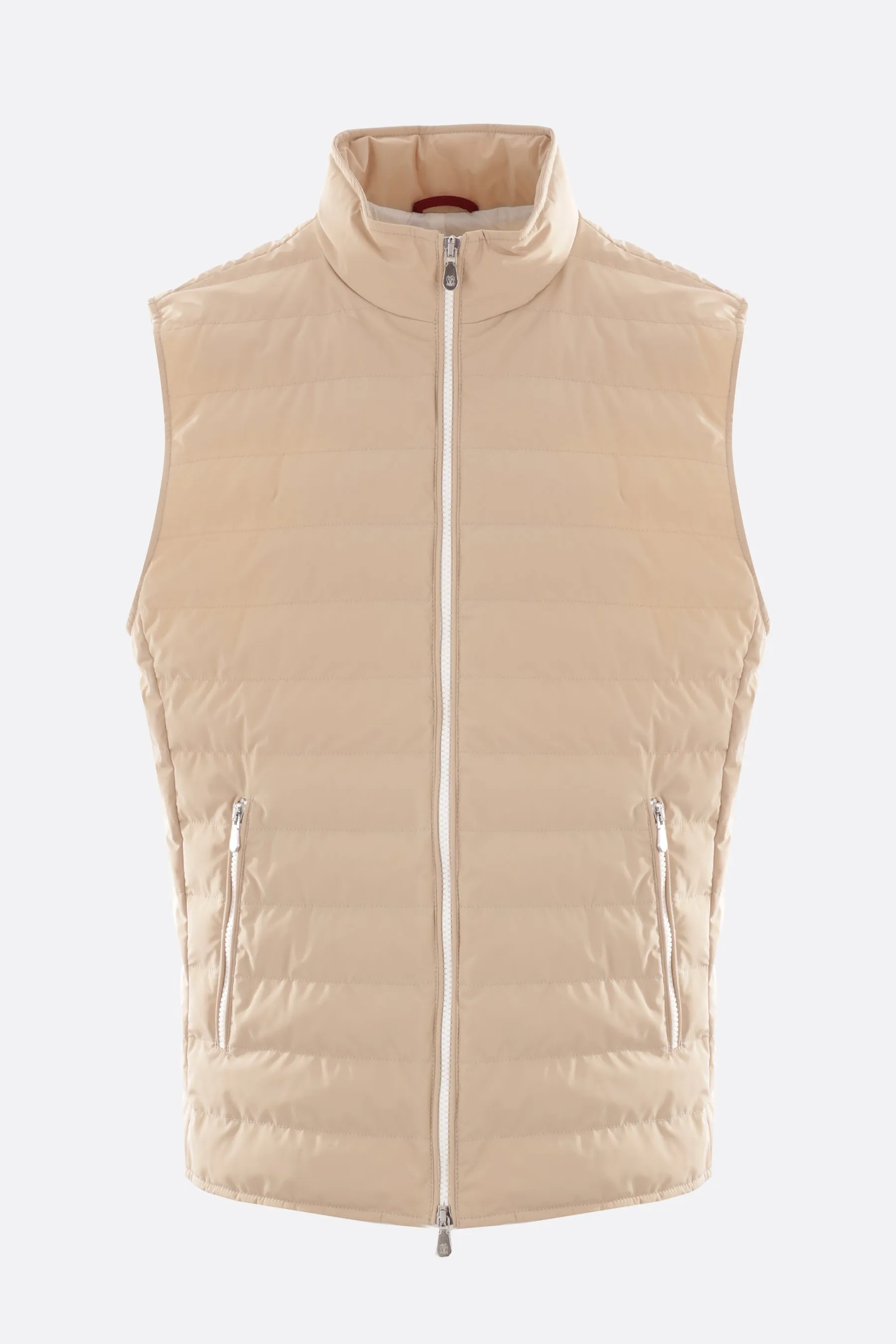 Quilted Stretch Nylon Down Vest