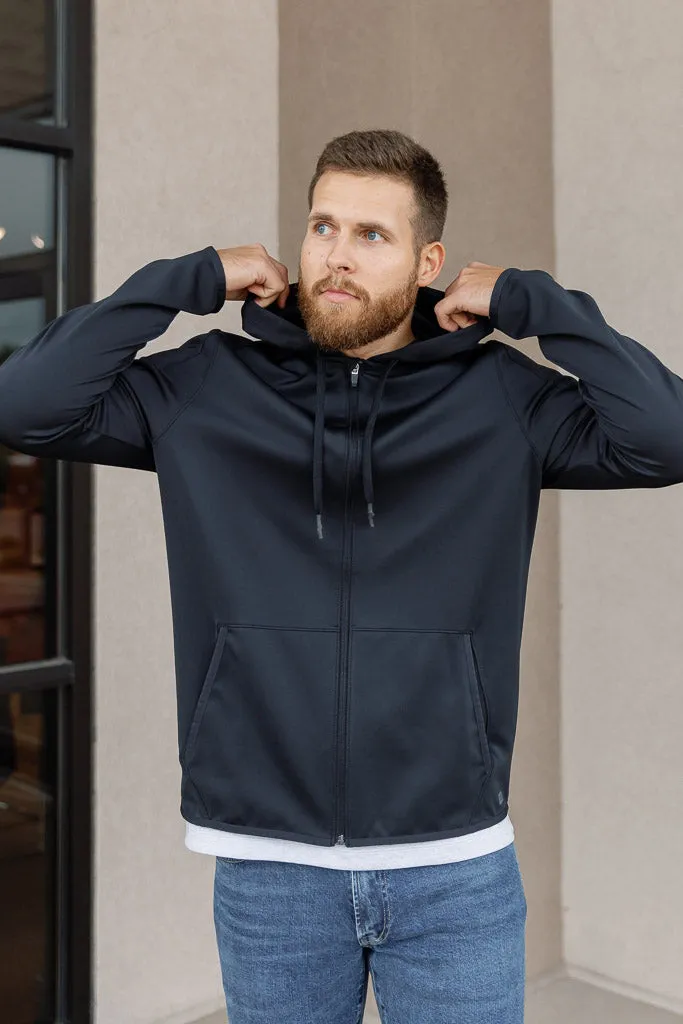 Rhone Warm-Up Tech Full Zip Hoodie