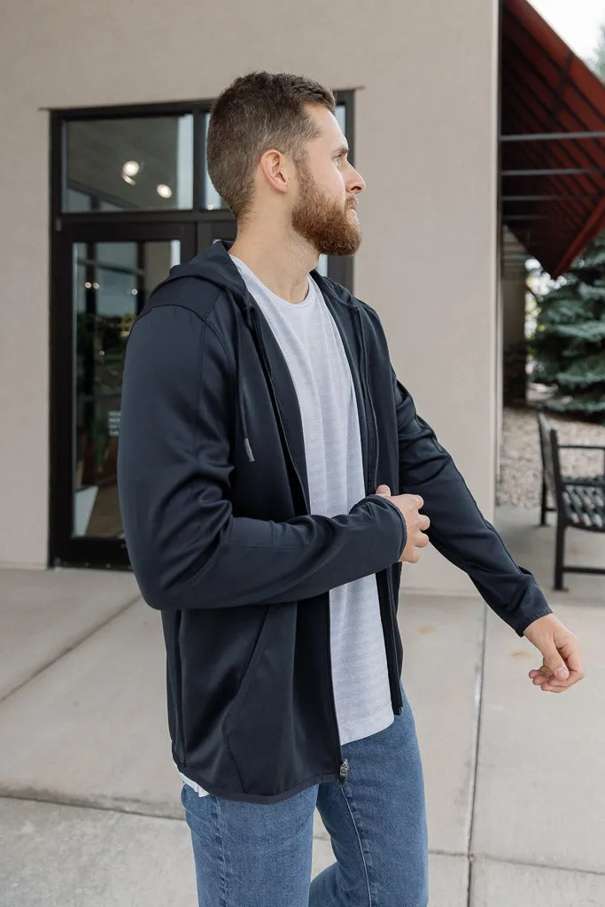 Rhone Warm-Up Tech Full Zip Hoodie