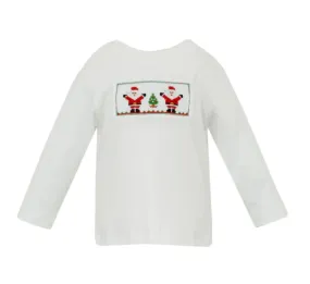 SANTA CLAUS BOY´S - Boy's white T-shirt L/S