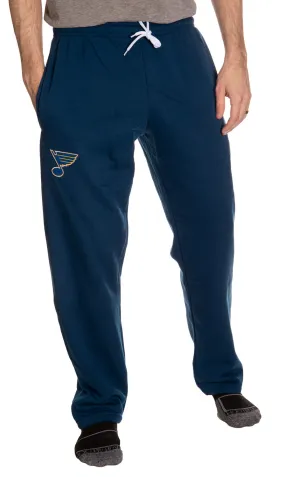 St. Louis Blues Embroidered Logo Sweatpants for Men