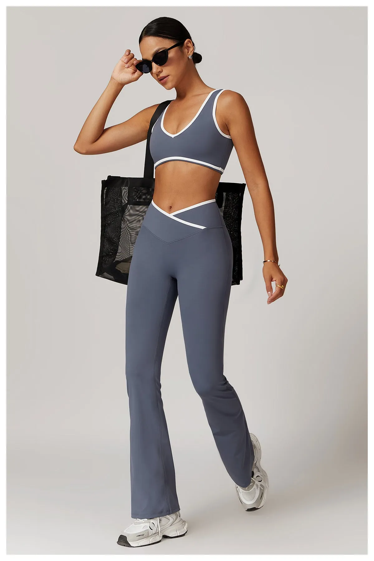 Stylish Serenity Yoga Flared Trousers