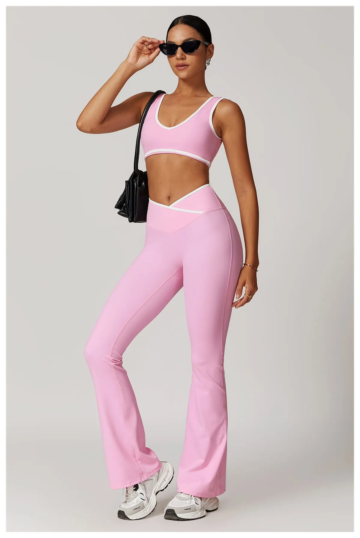 Stylish Serenity Yoga Flared Trousers