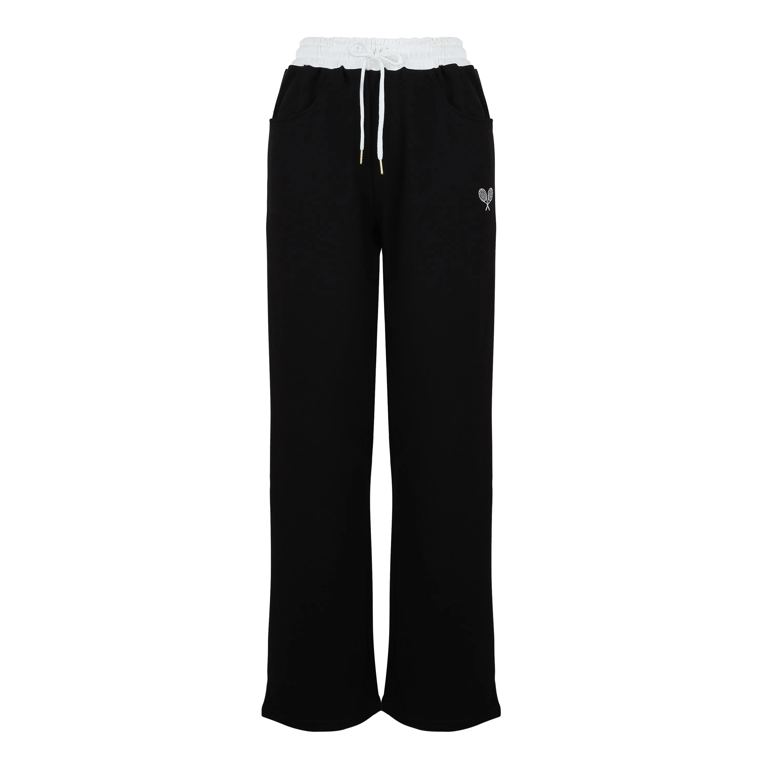 The Hallie Contrast Wide Leg Sweatpant