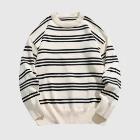 Thick Stripe Knit Sweater