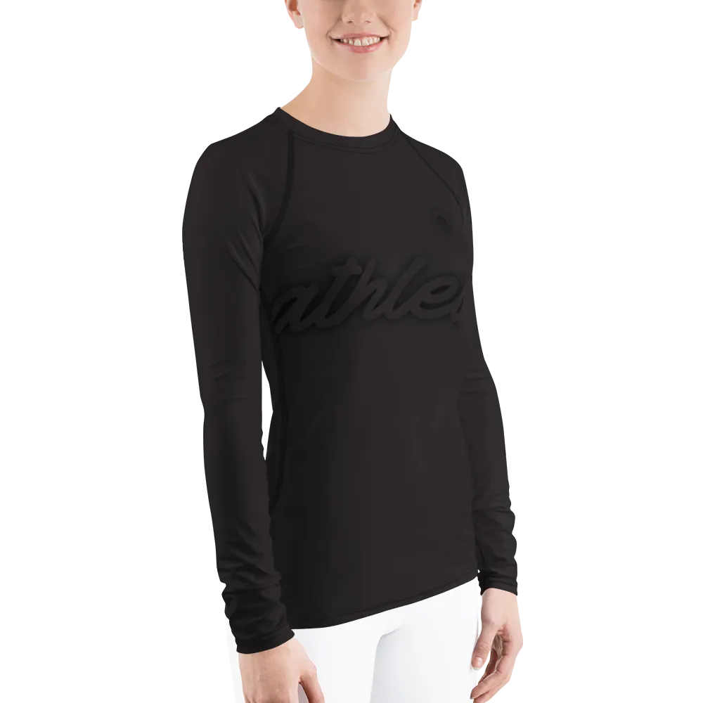 Women's Long Sleeve Shirt - Black Out